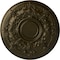 Ekena Millwork Darnay Ceiling Medallion (Fits Canopies up to 7 1/4"), Hand-Painted Green Gold, 29 1/4"OD x 2"P CM29DAGGS - alternate 1